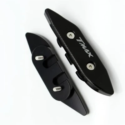 Imagen de BBAUER Accesorios para Espejos Tapas De Orificio Soporte Retrovisores Motocicleta, Yamaha TMAX 530 SX DX 2012 2013 2014 2015 2016 2017 2018 Tmax530 (Color : Nero)