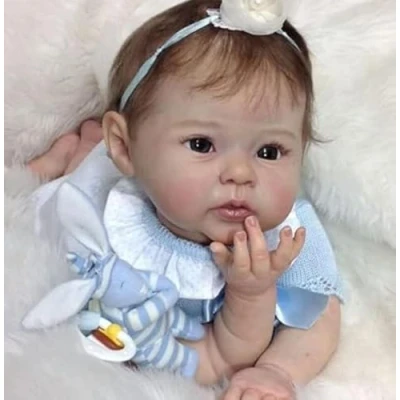 Imagen de kgniess me Bebe Reborn, Muñecas de Bebé Realistas 20 Pulgadas 50 Cm con Vinilo Suave Hecho a Mano, Bebés Reborn Recién Nacida Juguetes para niños