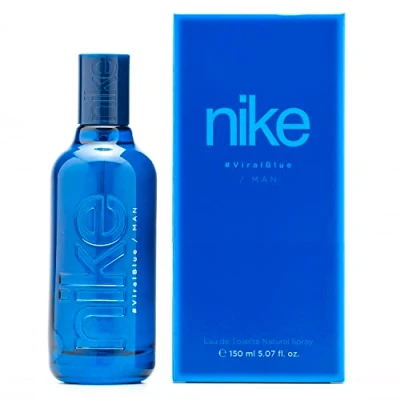 Imagen de NIKE Viral Blue, Colonia Hombre, 150 ml, Perfume Formato Spray, Eau de Toilette Natural y Masculina, Aroma Cítrico, Fragancia Fresca, Inolvidable Larga Duración