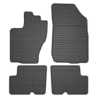 Imagen de FROGUM 401723 Juego de alfombrillas suelo Caucho delante y detrás 4 negro Adaptado DACIA: Duster SUV, Sandero I, Logan I MCV