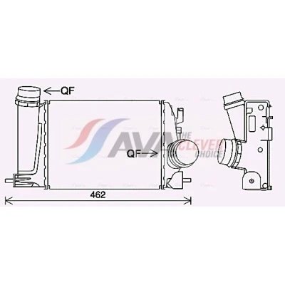 Imagen de AVA COOLING SYSTEMS DN4451 Intercooler NISSAN: Qashqai 2