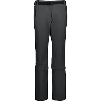 Imagen de CMP Pantalón de mujer stretch comfort fit con cremallera, Antracita, C19