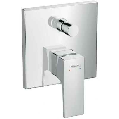 Imagen de Hansgrohe 32545000 Metropol Grifo de bañera Empotrado, Cromo, Lever handle