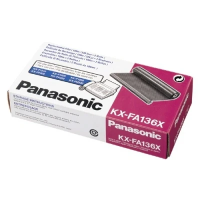 Imagen de KX F1810 Panasonic FA136 2 x Cinta de película para impresora FAX KXFP300