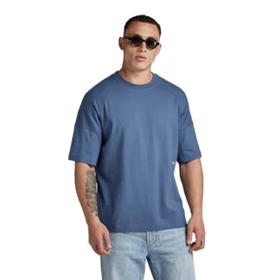 Imagen de G STAR RAW Motion Boxy Camisetas, Azul (Vintage Indigo D24381 d593 g278), S para Hombre