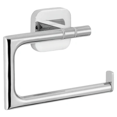 Imagen de tesa Portarrollos para papel higiénico Elegaant, autoadhesivo, metal cromado, elegante diseño