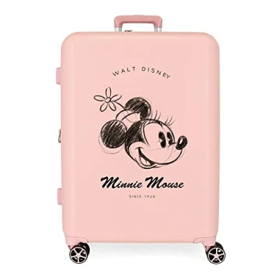 Imagen de Disney Minnie You are Magic Maleta mediana Nude 48x70x26 cms Rígida ABS Cierre TSA integrado 88L 3