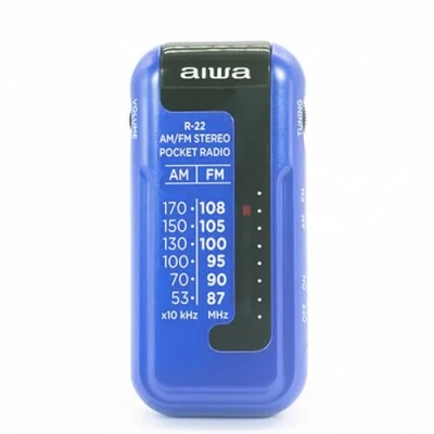 Imagen de Radio Portátil Aiwa Am/FM Azul