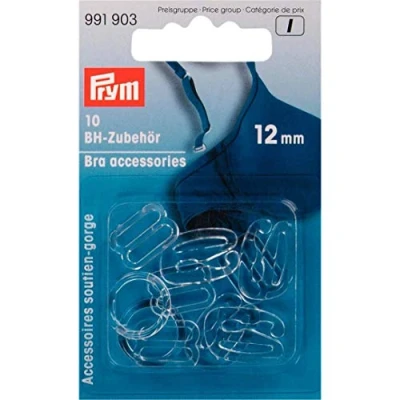 Imagen de Prym Bra Accessories, Transparent, 12mm, KST, 10 Stück