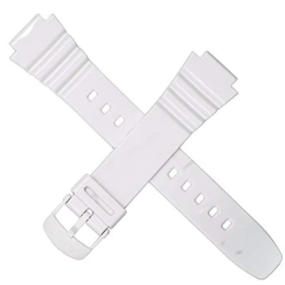 Imagen de Casio Correa de reloj original para W 214HC W214 Blanco 214 10409325,