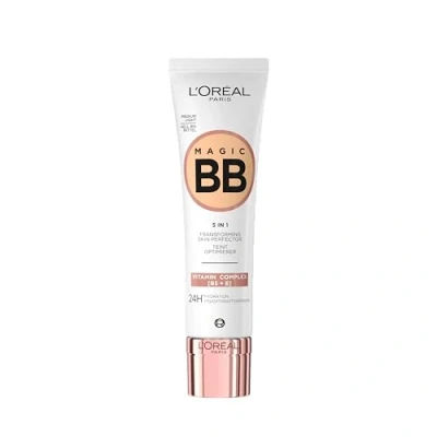 Imagen de L&#039;Oreal Paris Make up Designer, Fondo de maquillaje BB cream, Color Medio Claro, 30 ml (Paquete 1)
