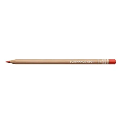 Imagen de Caran d&#039;Ache Luminance Colour Pencil Artist 6901.061 Lápices de colores, 3 unidades, color rojo permanente