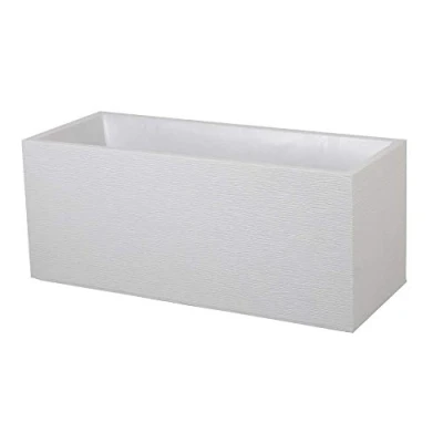 Imagen de Eda Plastiques 13734 BL.CER SX1 Jardinera para Flores (99,5 x 39 43 cm)