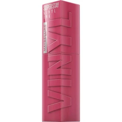 Imagen de Maybelline New York Superstay Vinyl Ink, Pintalabios Efecto Vinilo, Vinilo Fijo, Larga Duración, Tono 20 Coy