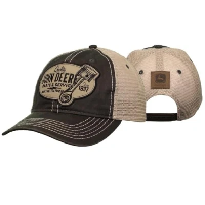 Imagen de John Deere 6 Panel Cap Chan &amp; Mesh, Unstruct Oxford Os