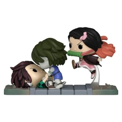 Imagen de Funko pop moments demon slayer tanjiro &amp; nezuko vs demonio templo