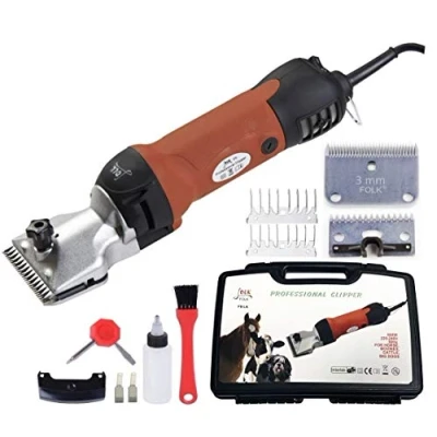 Imagen de Folk Esquiladora peladora FL8B Caballo 500W Cabezal Lister Pro Caballos, mulos, Perros, Gatos. Recomendada (C Mas Cuchilla y Peine 3 mm)