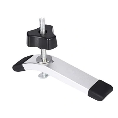 Imagen de Hold Down Clamp, Metal Quick Acting Clamp Set for T Slot Track Woodworking Tool(Conjunto completo de abrazaderas)