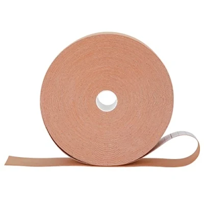 Imagen de Cinta Kinesiológica beige rollo de 35 m Kinesiotape sin cortar para la rodilla, el hombro y codo, vendaje neuromuscular ejercicio, deporte recuperación lesiones