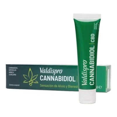 Imagen de VALDISPRO Cannabidiol Crema CBD, reconfortante que aporta a la piel una sensación de alivio y bienestar, 60ml