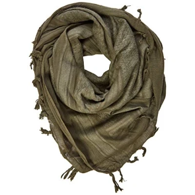 Imagen de Mil Tec Shemagh Bufanda de Moda, Hombre, Verde (Oliva), 110x110 cm