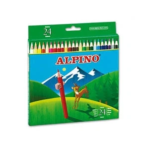 Imagen de Lapices de colores alpino 658 caja 24 largos