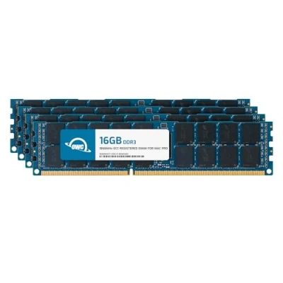 Imagen de OWC 64GB Kit de actualización Memoria 4 x 16GB PC14900 DDR3 ECC R 1866MHz DIMMs para Mac Pro Late 2013