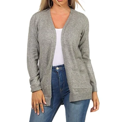 Imagen de Only Onllesly L/S Open Cardigan Knt Noos Suéter Cárdigan, Medium Grey Melange, XS para Mujer