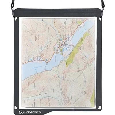 Imagen de Estuche para mapas Resistente al agua Lifeventure Compatible con pantalla táctil IPX7 hasta 1 metro durante 30 minutos