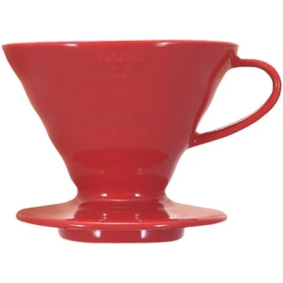 Imagen de Hario Coffee Dripper V60 Size 02 Red Ceramic (japan import)