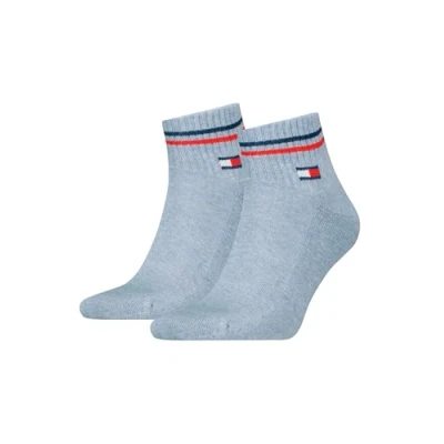 Imagen de Tommy Hilfiger Quarter Calcetines, Azul, 39/42 (Pack de 2) Unisex
