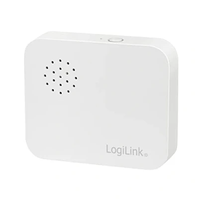 Imagen de Logilink SH0109 Sensor de vibración Wi Fi Smart Home, controlable Mediante aplicación, IP30, Compatible con Tuya, Amazon Alexa y Google Color Blanco