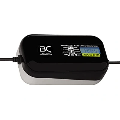 Imagen de BC Battery Controller 9000 EVO, Cargador de baterías y Mantenedor Digital/LCD, 12V Plomo Ácido, 9A/1A