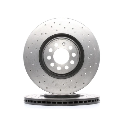 Imagen de BREMBO XTRA LINE 09.7880.1X Disco de freno 312 25 5 perforado/ventil. int. revestido altamente carbonizado con tornillos AUDI: TT Coupé, A3 Hatchback