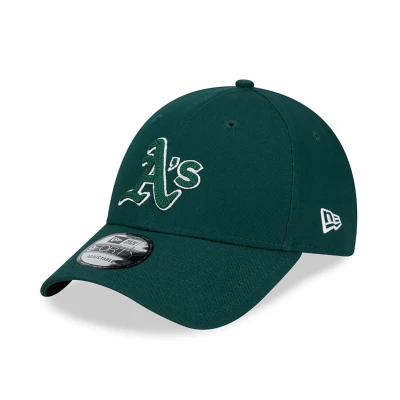 Imagen de New Era Oakland Athletics MLB Rickey Henderson Field Sidepatch Green 9Forty Adjustable Cap One Size
