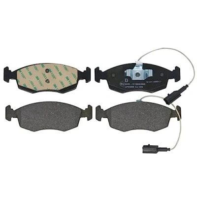 Imagen de DELPHI LP2288 Juego de pastillas freno con contacto avisador desgaste Chapa antichirridos sin accesorios FIAT: 500 Hatchback