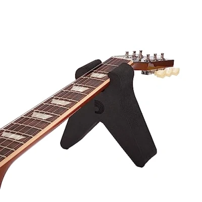 Imagen de D&#039;Addario Reposacabezas universal para guitarra, proporciona soporte el cuello de la guitarra mantenimiento, configuraciones, restricciones, convierte cualquier superficie plana en un