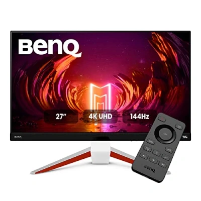 Imagen de Monitor gaming BenQ MOBIUZ EX2710U, 27 &quot;, UHD 4K, 1 ms, 144 Hz, x1 USB tipo B, x4 3.0, DisplayPort, x2HDMI, Con IA, Negro
