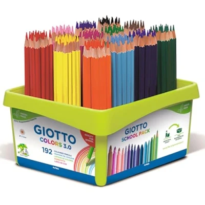 Imagen de Giotto Colors 3.0 Lápices de Colores, Schoolpack 192 Uds.