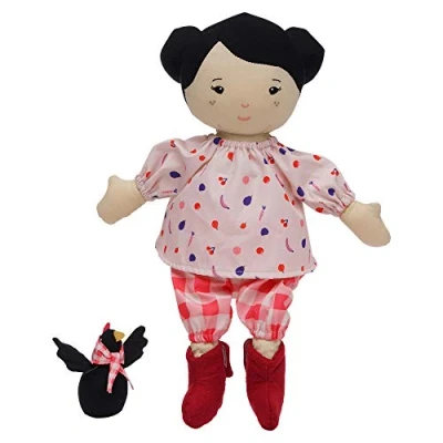 Imagen de Manhattan Toy Playdate Friends Nico Muñeca Lavable a máquina y Apta para Secadora, 35,56 cm con Mini Gallo de Peluche
