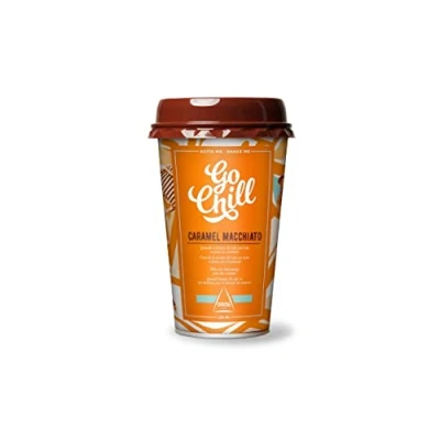 Imagen de Café en vaso Delta Caramelo Macchiato Go Chill, 230 ml, Listo para llevar, Con leche