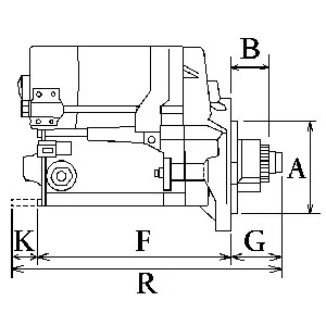 Imagen de Motor de arranque HC Cargo F 032 116 981