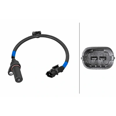 Imagen de HELLA 6PU 358 381 Sensor de Cigueñal 2polos Hall KIA: cee‘d II Hatchback