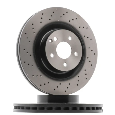 Imagen de TRW DF6242S Disco de freno 350 32 5 112 ventilado, perforado barnizado MERCEDES BENZ: SL Cabrio, Clase E Berlina, S Berlina