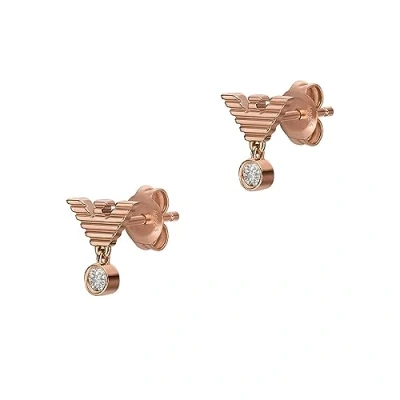 Imagen de Emporio Armani Earring Pendientes Rose goldcoloured, Mujer, Talla: One Size, gold coloured