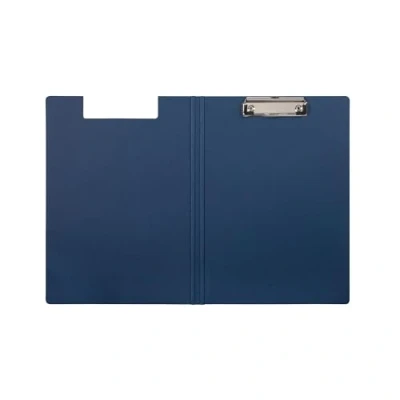 Imagen de MAUL MAULbalance Carpeta A4, de conferencias cartón con aspecto elegante, Pinza metálica moderna para guardar papel, oficina, cocina y taller, Azul
