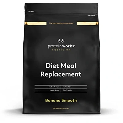 Imagen de THE PROTEIN WORKS Sustituto De Comida Dietético Plátano Suave Rico En Nutrientes Vitaminas Potenciadoras del Sistema Inmune Asequible, Saludable &amp; Rápida 2kg
