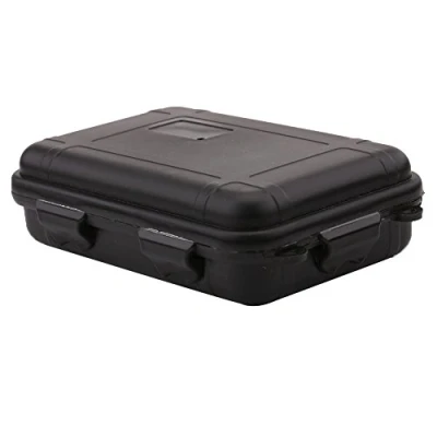Imagen de VGEBY Caja de Almacenamiento para Herramientas, Resistente al Agua, plástico a Prueba Golpes, la presión Exteriores (Color: Negro, tamaño: S)