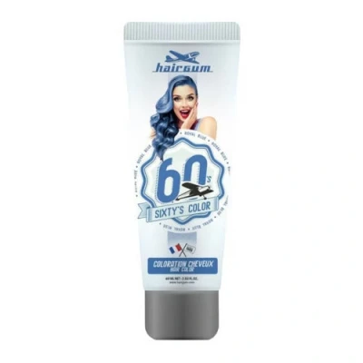 Imagen de Hairgum Sixty&#039;s Coloración semi permanente 60 ml Royal Blue