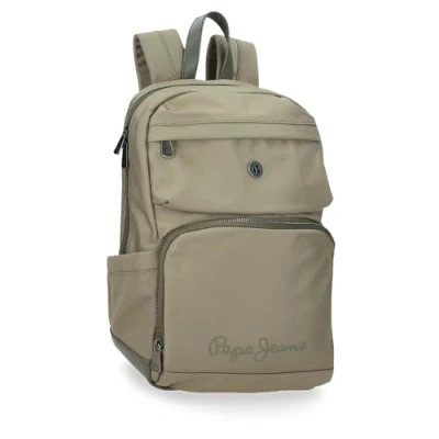 Imagen de Pepe Jeans Corin Mochila para Portátil 13,3&quot; Verde 25x37x10 cms Poliéster y PU 9,25L by Joumma Bags
